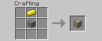 Gold 2 Ore Block
